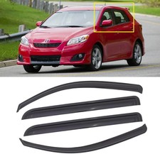 Window Visor for 2009-2013 Toyota Matrix & 2009-2010 Pontiac Vibe, Dark Smoke picture