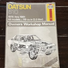 Haynes Datsun 510 1978-1981 All Models 119 CU (2.0L) Repair Manual NEW picture