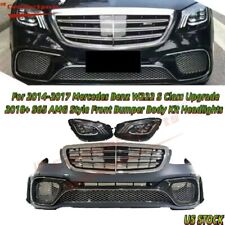 For MBenz 14-17 W222 S Class Facelift 18+ S65 AMG Style Front Bumper W/Headlight picture
