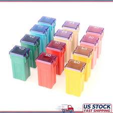 12pcs Tall Profile Jcase Box Shaped Assorted Fuses 12V-24V, 20A/25A/3Color: tall picture