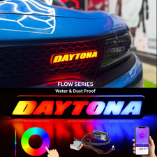 ✅ NEW Lighted Grille Emblem Insert LED RGBW for Dodge Charger Daytona picture