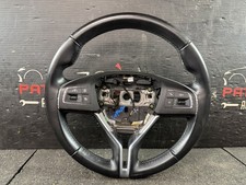 17-20 Maserati Levante Black Leather Wrapped Steering Wheel picture