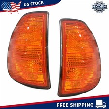 2X Amber Turn Signal Indicator Corner Light for Mercedes Benz W123 1976-1984 picture