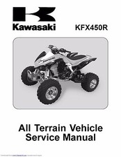 Kawasaki service workshop shop repair manual 2008 & 2009 KFX450R. picture