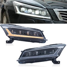 2*VLAND For Honda Accord 8TH GEN 2008-2012 LED Sequential Headlights Front Lamps picture