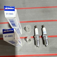 AC Delco 41-993 Spark Plugs Set Of 2 New OEM  USA picture