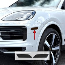 For 2024-2026 Porsche Cayenne SMOKE PreCut Tint Vinyl Side Marker Decal Front picture