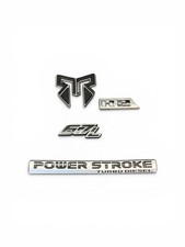 2020-2022 Ford F250 Rocky Ridge Trim Front Door Emblem Logo Decal Set Oem picture