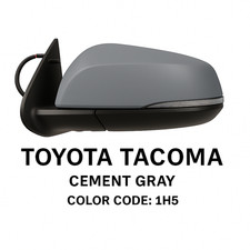 NEW CEMENT GRAY mirror fits 17-21 Toyota Tacoma Driver LH Side Heat Signal Light picture