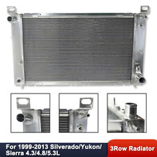 3 Rows Aluminum Radiator For Chevy Sliverado/Tahoe/Sonara 4.3/4.8/5.3L 1999-2013 picture