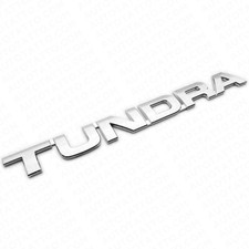 07-14 OEM Chrome Tundra Letter Side Door Tailgate Nameplate Emblem Badge Logo picture