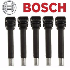 5x BRAND NEW (BOSCH) Ignition Coil PACK Kit For AUDI and VW VERiFy YEAR FiTMENT? picture