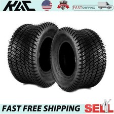 A Pair 20X10.00-10 4P Tires Turf Master Style 20x10-10 Lawn Tractor Tires New picture