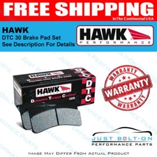 HAWK DTC-30 Brake Pad Sets Racing Vehicle Fitment See Description HB649W.605 picture