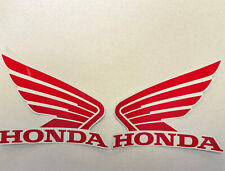 Honda OEM NOS 130mm Mark Wing Decal White & Red for ATV Rincon, Foreman, Etc picture