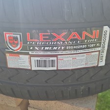(QTY 4) 295/40ZR20 Lexani LX-Twenty 108Y XL Black Wall Tires picture