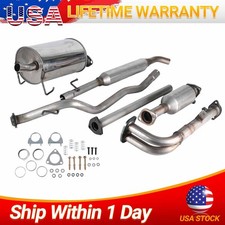 For Honda CR-V 1997-01 Front Pipe+Catalytic+Resonator+Muffler Exhaust System Kit picture