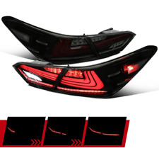For 2018-2023 Toyota Camry LED Tail Lights Dynamic Sequential Signal Lamps Smoke picture