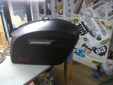 Viking Bags Locking Hard Saddlebags Pair Black Motorcycle Luggage USED SEE DESCR picture