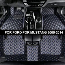 Luxury Car Floor Mat Custom Fit for Mustang 2005-2014 Waterproof Nappa Leather picture