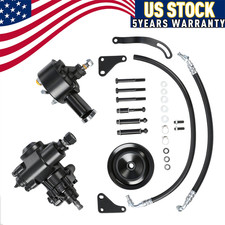 For 1958-64 Chevy Impala Bel Air Power Steering Gear Box Upgrade Conversion Kit picture