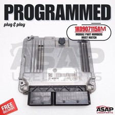 1K0907115AM Volkswagen Golf Jetta GTI 2010-2013 2.0L Engine Computer Plug & Play picture