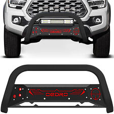 Black Bull Bar Push Front Bumper Grille Guard for 2016-2023 Toyota Tacoma picture