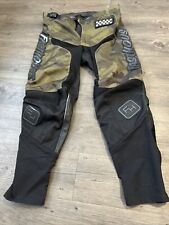 Fasthouse Racing Pants Mens 32 Black Carbon Motocross Bike Off-Road Riding ATV picture