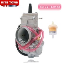 Carburetor For Mikuni TM32 32mm TM32-1 Flat Slide Smoothbore Carb Dirt Bike ATV picture