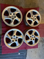 99-05 Porsche 996 986 Turbo Twist Alloy Wheel Rim Set  7.5/9 x 18