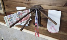 Antique Early 1900s Perfection Clothes Drier 8 Arm Wall Mount Nice 36