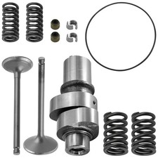 Camshaft and Cylinder Intake Exhaust Valve Kit Fits Kawasaki Bayou 250 KLF250A picture