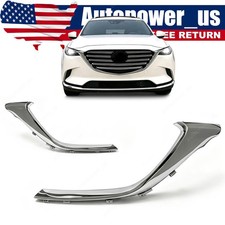 Front Grille Molding Trims Chrome Front Left+Right For 2016-2023 Mazda CX-9 NEW picture