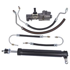 For 1963-1979 Corvette Small Block Steering Valve Cylinder Ram Hose Kit NO CORES picture