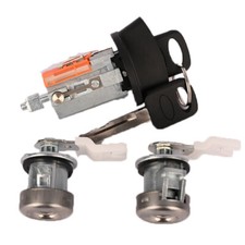 Ignition Switch Lock Cylinder & Door Lock Set 2 Keys Matched For Ford  picture