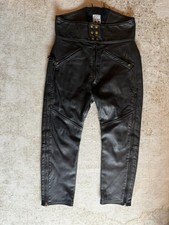 Langlitz Leather Pants Lace Back Black 38 Waist Men’s picture