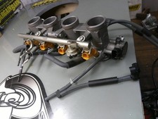 09-17 YAMAHA FZ6R OEM MAIN FUEL INJECTORS / THROTTLE BODIES picture