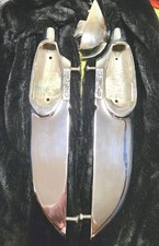 Vintage Chris Craft Chromed Brass Running Lights, Handrail Light Mounts W/Green  picture