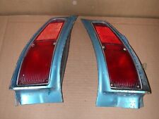 1970-71-72 BUICK SPECIAL WAGON - OEM LEFT & RIGHT TAILLIGHTS & EXTENSIONS picture