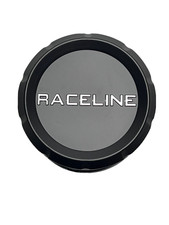 Raceline Matte Black Push Thru Wheel Center Cap BG1245B-FB BG1245B picture