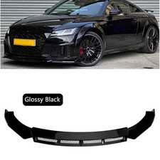 Front Bumper Lip Chin Splitter Spoiler Glossy Black For Audi TTS Quattro Coupe picture