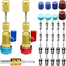 31Pcs R134A A/C Valve Core Quick Remover Installer Tool High Low Pressure Tool  picture