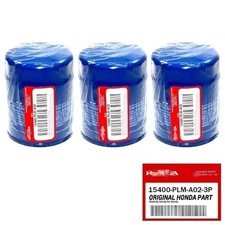 NEW 3 Pack For Honda Genuine Oil Filters WITH Drain Plug Washer 15400-PLM-A02 picture