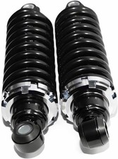 Rear Street Rod Coil Over Shock SET w/300 Pound Black Coated Springs READ picture