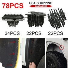 78X Full Fender Flare Hardware Clip Mounting Kit For 2007-2018 Jeep Wrangler JK picture