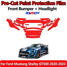 8.5Mil PreCut Front Bumper PPF Kit Film For Ford Mustang Shelby GT500 2020-2023 picture
