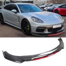 For Porsche Panamera Painted Carbon Front Bumper Lip Spoiler Splitter picture