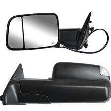 Towing Mirrors For 2009-2018 Dodge Ram 1500 2500 3500 Power Heated Signal LH RH picture