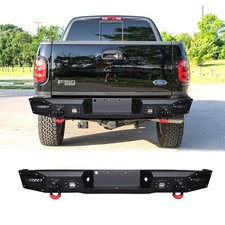 Vijay For 1997-2003 Ford F150 Extended Cab NEW Steel Rear Bumper With LED Light picture
