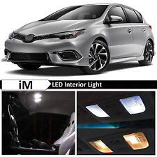 10x White Interior LED Lights Package kit for 2016-2017 Toyota Corolla iM picture